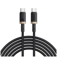Cáp sạc nhanh Type C sang Type C Baseus Dura Series 240W dài 1m P10377803U03-00 (LVE111-1M-GK) - Gold Black