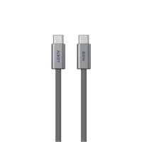 Cáp sạc nhanh Type C to Type C Aukey CB-DCC061 Circlet Blink 60W dài 1m (CB-DCC061-GRA)