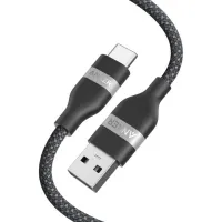 Cáp sạc nhanh USB sang Type C Anker A82G2 18W 1.8m Black (A82G2012)