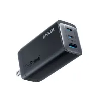 Củ sạc nhanh 3 cổng 2 Type-C, 1 USB-A Anker 737 GaNPrime A2148 120W Black (A2148111)