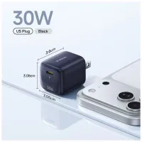 Củ sạc nhanh Type C Baseus EnerFill FN22 30W E0122602 (LVJ088-30-UK) - Cosmic Black