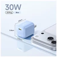 Củ sạc nhanh Type C Baseus EnerFill FN22 30W E0122603 (LVJ088-30-UB) - Galaxy Blue