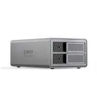 Hộp Đựng Ổ Cứng 3.5 inch 2 Khe Cắm SATA 3 USB-B ORICO 9828RU3-EU-GY-BP (RAID) 