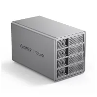 Hộp Đựng Ổ Cứng 3.5 inch 4 Khe Cắm SATA 3 USB-C ORICO 9848RC3-PRO-EU-GY-BP (RAID)