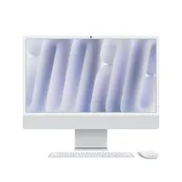 iMac M4 2024 24 inch Silver MWUV3SA/A (M4 10CPU/GPU / Ram 16GB/ SSD 512GB/ 24 inch/ macOS/ 1Y/ Bạc)