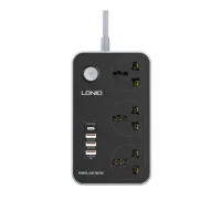 Ổ cắm điện đa năng LDNIO SC3412 (Black with Grey) 