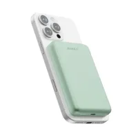 Sạc Dự Phòng Không Dây Aukey MagFusion M PB-MS07A 5000mAh 20W CCC Mint Blue (PB-MS07A-MB)