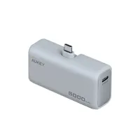 Sạc dự phòng Mini Aukey Spark Mini PB-Y59 5000mAh 20W Silver (PB-Y59-SIL)