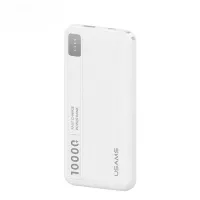 Sạc dự phòng Usams CD262 PB89 Dual-Port Power Bank 10000mAh 10W White (10KCD26202)