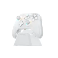 Tay cầm chơi game Machenike G3 v2 Tri-mode Màu Trắng (Kèm dock sạc)