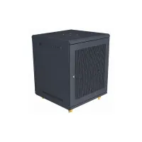 Tủ Mạng 10U Sâu D500 Cửa Lưới Màu Đen (TM105BN-C)