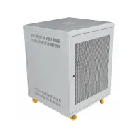 Tủ Mạng 15U Sâu D1000 Cửa Lưới Màu Ghi (TM1510GN-B)
