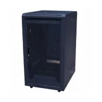Tủ Mạng 20U Sâu D800 Cửa Lưới Màu Đen (TM208BN-C)