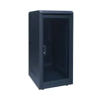 Tủ Mạng 27U Sâu D600 Cửa Lưới Màu Đen (TM276BN-C)