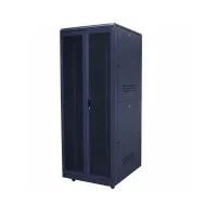 Tủ Mạng 42U Rộng W800 Sâu D1000 Cửa Lưới Màu Đen (TM42810BN-B)
