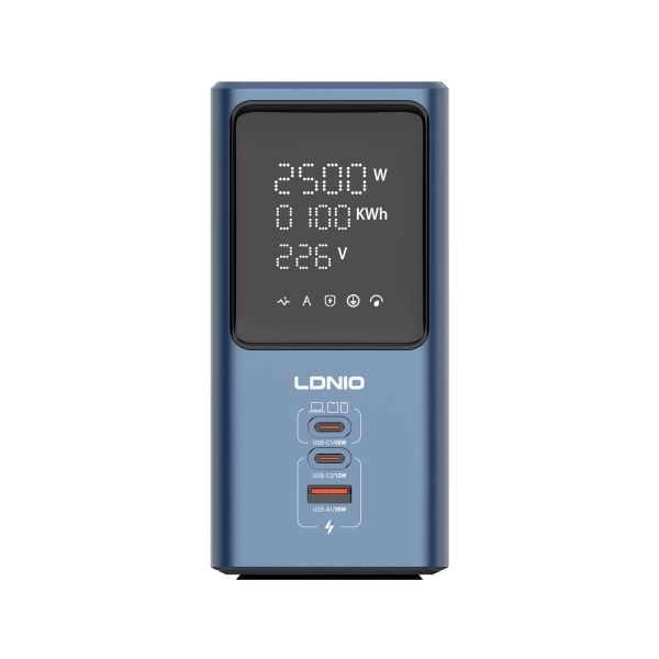 Trạm sạc đa năng để bàn 7-in-1 LDNIO SC2 45W (Blue)