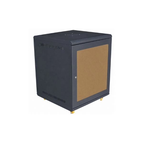 Tủ Mạng 10U Sâu D500 Màu Đen Cửa Mica (TM105BM-C)