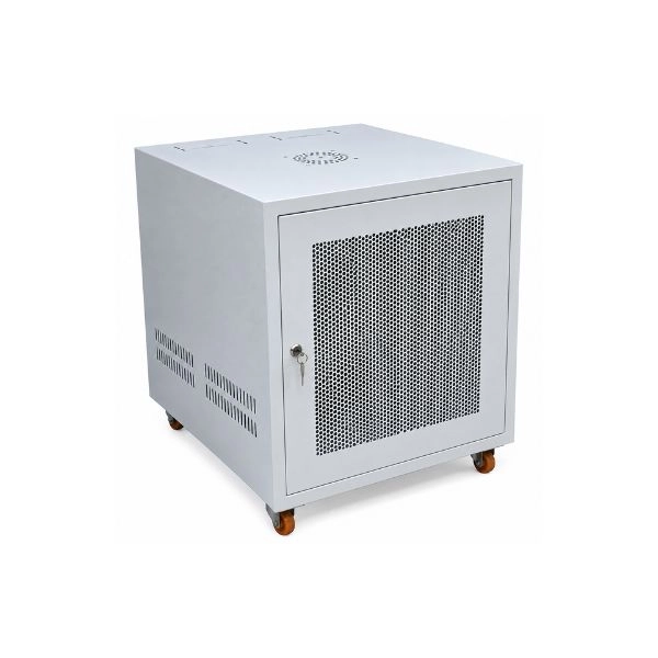 Tủ Mạng 12U Sâu D600 Cửa Lưới Màu Ghi (TM126WN-C)