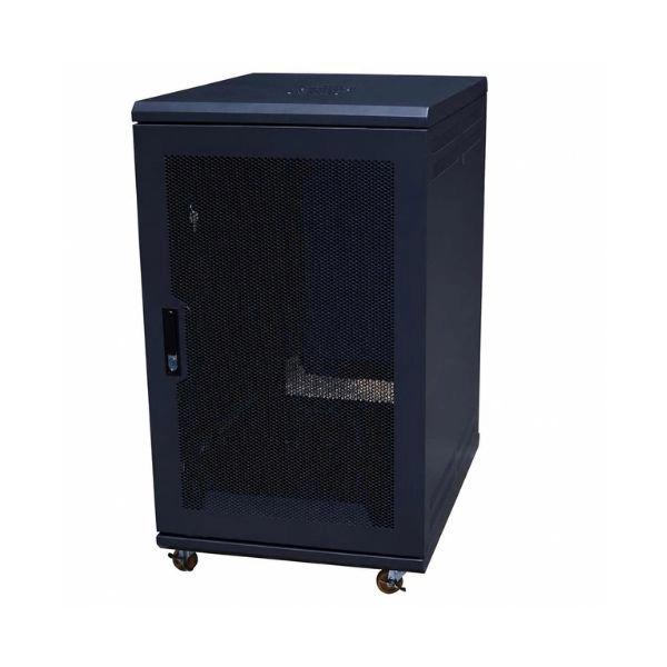 Tủ Mạng 20U Sâu D800 Khung Hàn Liền Màu Đen (TM208BNL-B)