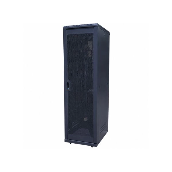 Tủ Mạng 42U Sâu D800 Cửa Lưới Màu Đen (TM428BN-B)