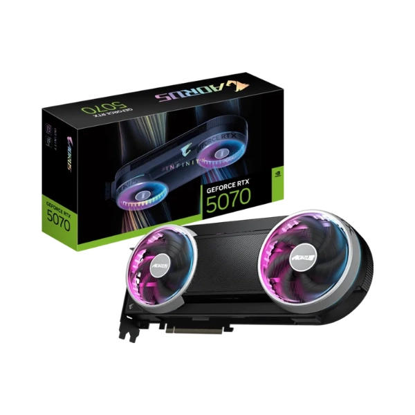 Card màn hình Gigabyte AORUS GeForce RTX 5070 INFINITY 12G (GV-N5070AORUS IF-12GD)