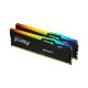 Ram Desktop Kingston Fury Beast RGB 64GB DDR5 5600MT/s KF556C40BBAK2-64