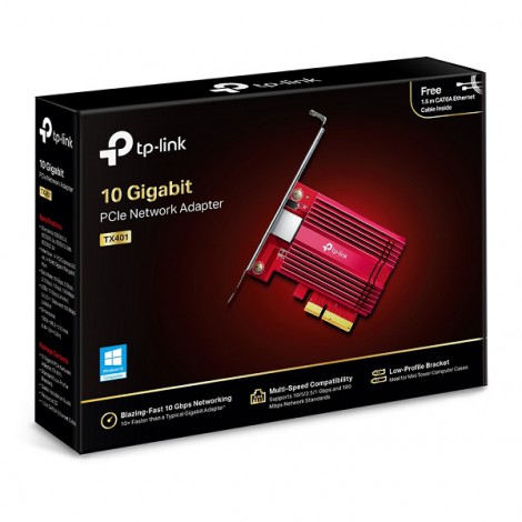 Card mạng TP-Link TX401 (1 x 10 Gbps/ PCIe 3.0 x34)