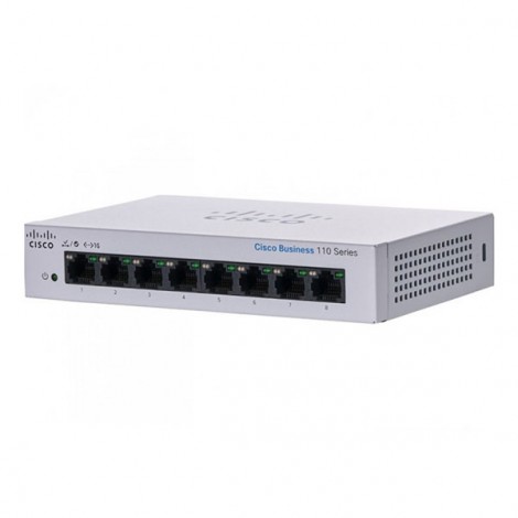Switch Cisco CBS110-8T-D-EU (8 port/ 10/100/1000Mbps/ Unmanaged)
