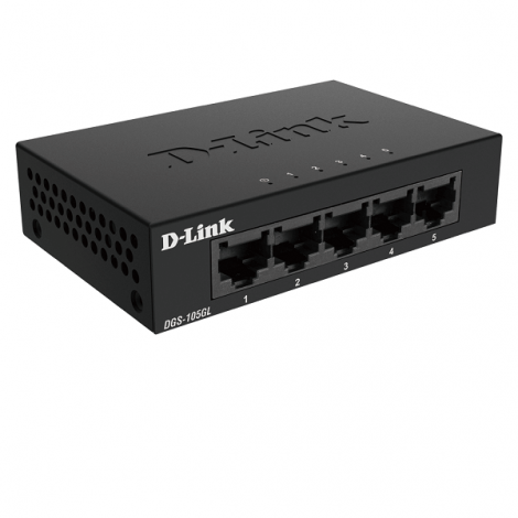 Switch D-link DGS-105GL (5 port/ 1Gbps/ Unmanaged)