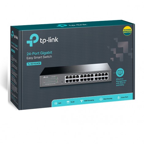 Switch TP-Link Easy Smart TL-SG1024DE (24 port/ 10/100/1000 Mbps)