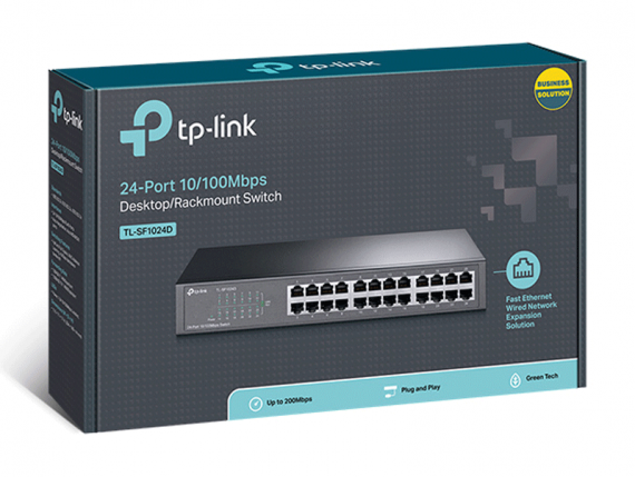 Switch TP-Link TL-SF1024D (24 port / 10/100Mbps / Unmanaged)