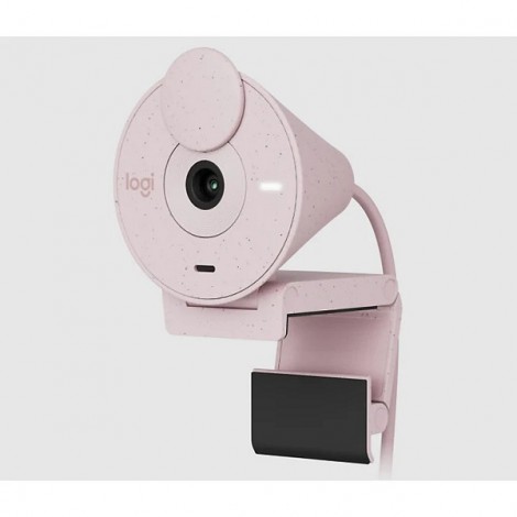 Webcam Logitech Brio 300 Full Hd Hồng 960-001449 (Rose)