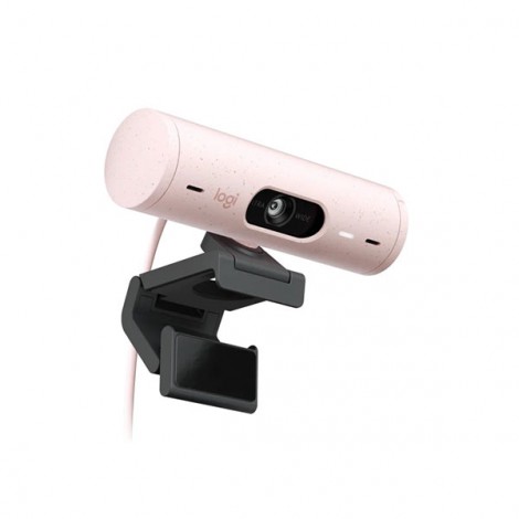 Webcam Logitech Brio 500 Hồng