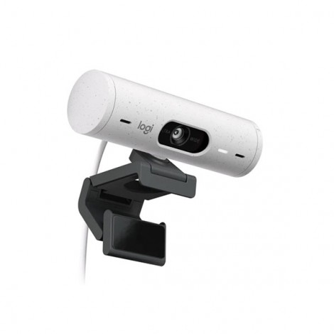 Webcam Logitech Brio 500 Trắng