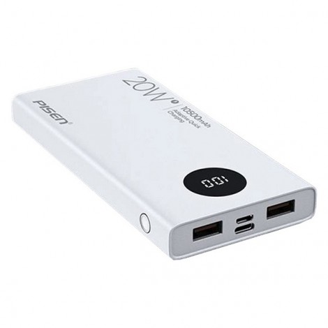 Sạc dự phòng Pisen QUICK PowerU 10500mAh (LED) Ultra 20W TS-D306