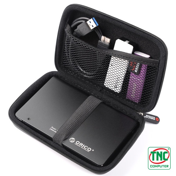 Bao bảo vệ ổ cứng Orico PHB-25 Black sở hữu bên trong bao dạng lưới Bao bảo vệ ổ cứng Orico PHB-25 Black sở hữu bên trong bao dạng lưới