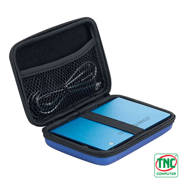 Bao bảo vệ ổ cứng Orico PHB-25 Blue được làm bằng chất liệu cao cấp, bền bỉ Bao bảo vệ ổ cứng Orico PHB-25 Blue được làm bằng chất liệu cao cấp, bền bỉ