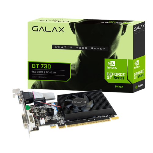 Card màn hình Galax GeForce GT 730 4GB DDR3 (73GQF8HX00HD)