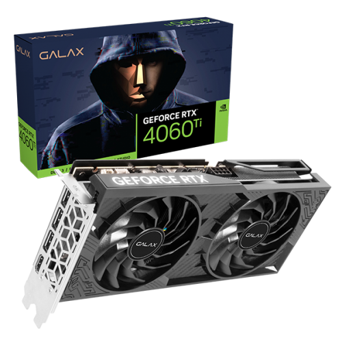 Card màn hình Galax GeForce RTX 4060 Ti 8GB 1-Click OC (46ISL8MD8COC)