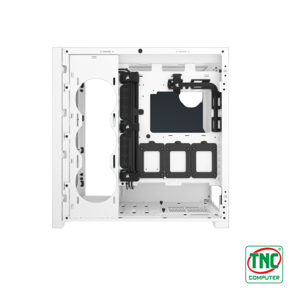 Case Corsair 5000D AIRFLOW CORE Mid-Tower CC-9011262-WW (White) sở hữu cổng kết nối đa dạng Case Corsair 5000D AIRFLOW CORE Mid-Tower CC-9011262-WW (White) sở hữu cổng kết nối đa dạng