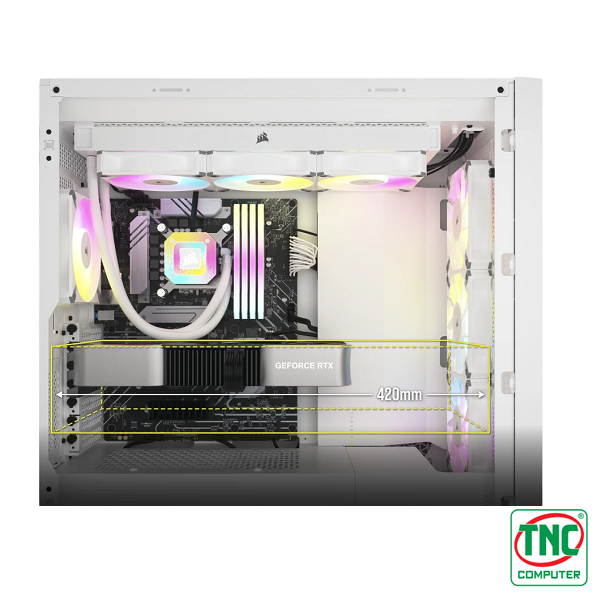 Case Corsair 5000D AIRFLOW CORE Mid-Tower CC-9011262-WW (White) được làm bằng chất liệu cao cấp Case Corsair 5000D AIRFLOW CORE Mid-Tower CC-9011262-WW (White) được làm bằng chất liệu cao cấp