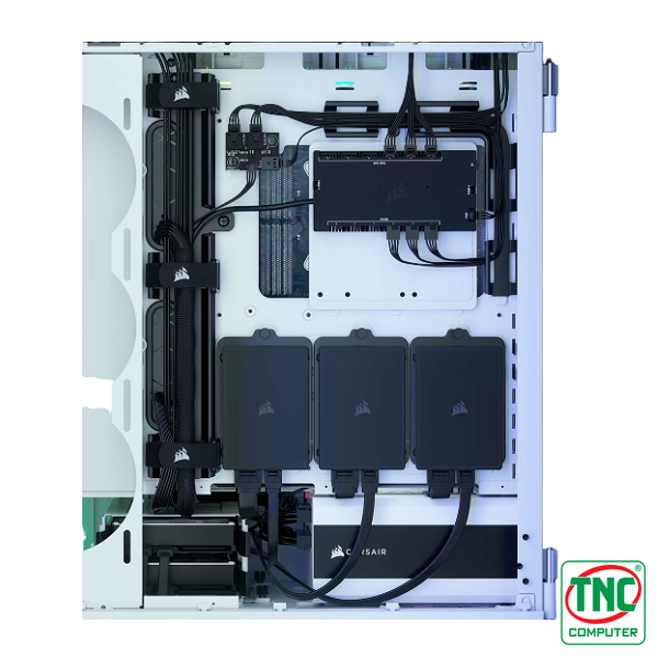 Case Corsair iCUE 5000T RGB Tempered Glass Mid-Tower CC-9011230-WW (Black) có hệ thống làm mát tối ưu Case Corsair iCUE 5000T RGB Tempered Glass Mid-Tower CC-9011230-WW (Black) có hệ thống làm mát tối ưu