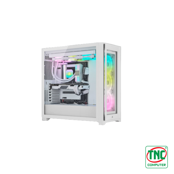 Case Corsair iCUE 5000X RGB QL Mid-Tower CC-9011233-WW (White) sở hữu hệ thống tản nhiệt tối ưu Case Corsair iCUE 5000X RGB QL Mid-Tower CC-9011233-WW (White) sở hữu hệ thống tản nhiệt tối ưu