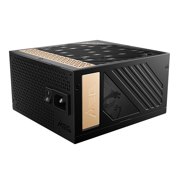 Nguồn MSI 1300W MEG Ai1300P PCIE5 80 PLUS Platinum được thiết kế hiện đại và sang trọng nguồn máy tính