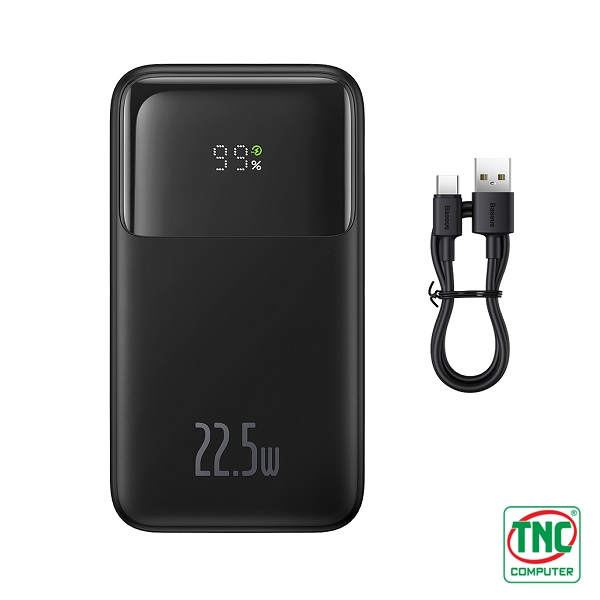 Sạc dự phòng Baseus Comet Series Dual-Cable 10000mAh 22.5W Black LVA023-1K-22 (PPMD020001) Sạc dự phòng Baseus Comet Series Dual-Cable 10000mAh 22.5W Black LVA023-1K-22 (PPMD020001)