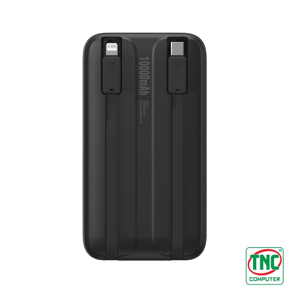 Sạc dự phòng Baseus Comet Series Dual-Cable 10000mAh 22.5W Black LVA023-1K-22 Sạc dự phòng Baseus Comet Series Dual-Cable 10000mAh 22.5W Black LVA023-1K-22