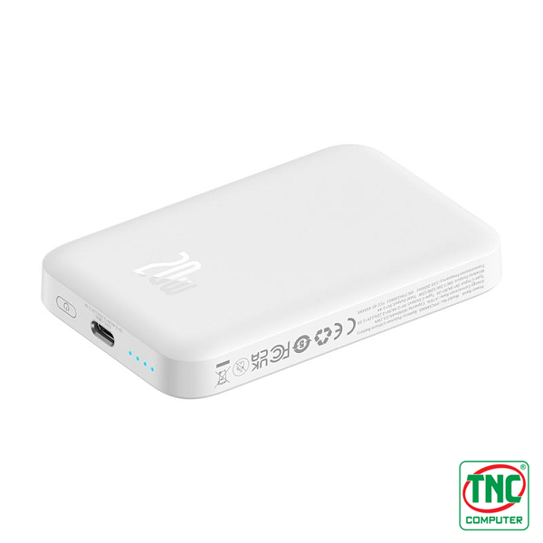 Sạc dự phòng Baseus Magnetic Mini Air Wireless hỗ trợ công nghệ sạc không dây sạc dự phòng chính hãng