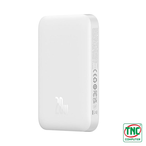 Sạc dự phòng Baseus Magnetic Mini Air Wireless có thiết kế nhỏ gọn và tiện lợi sạc dự phòng