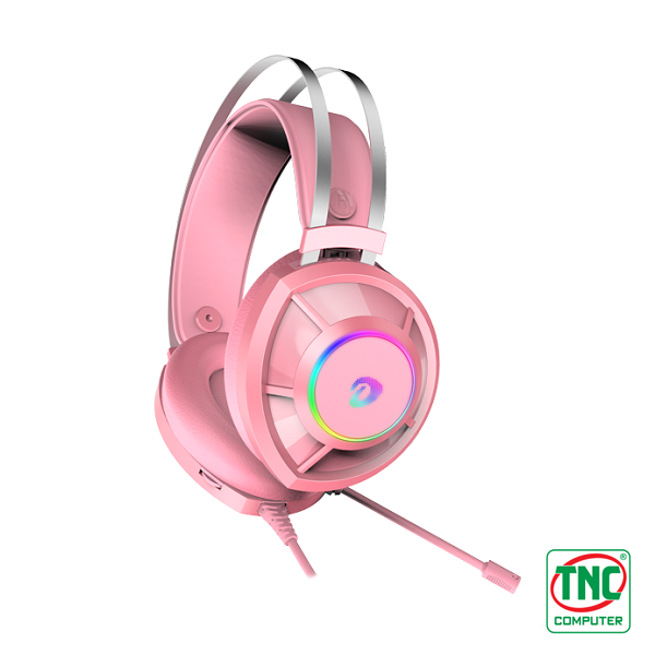 Tai nghe DareU Gaming có dây EH469 - Pink sở hữu hệ thống âm thanh 7.1 Tai nghe DareU Gaming có dây EH469 - Pink sở hữu hệ thống âm thanh 7.1