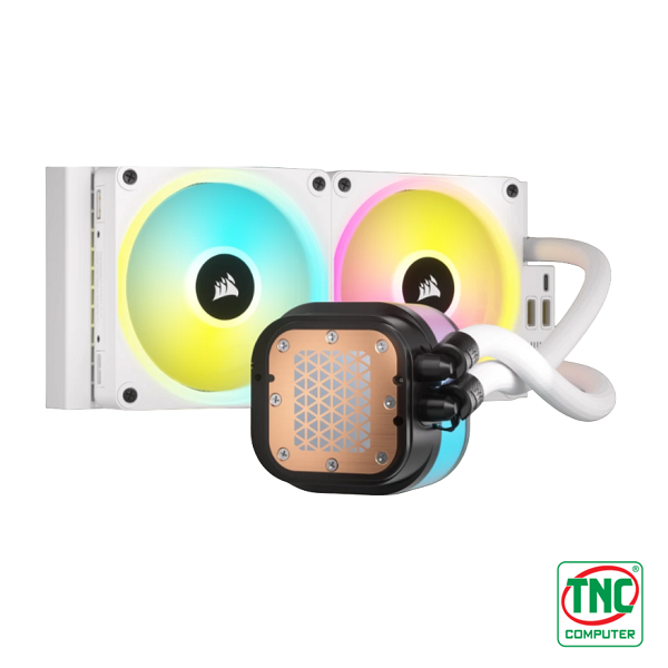 Tản nhiệt nước Corsair iCUE LINK H100i RGB CW-9061005-WW (White) sở hữu thiết kế nhỏ gọn Tản nhiệt nước Corsair iCUE LINK H100i RGB CW-9061005-WW (White) sở hữu thiết kế nhỏ gọn